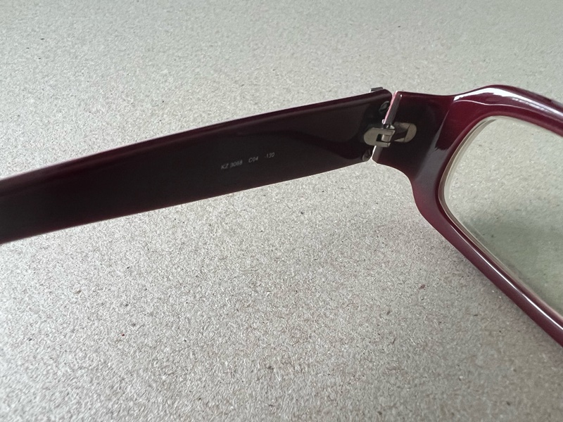 kenzo 法國製 花朵風方形眼鏡-3