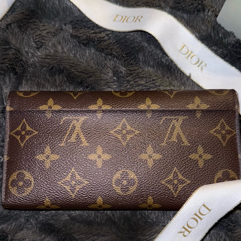 LV Sarah長夾 經典老花款 稀有粉色內裡❗️-4