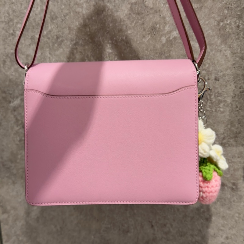 Hermes mini Roulis 銀扣/錦葵紫🫟🎨🌸小豬鼻-13
