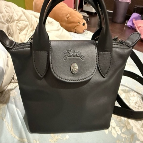 LE PLIAGE XTRA 手提包 XS 黑色 皮革