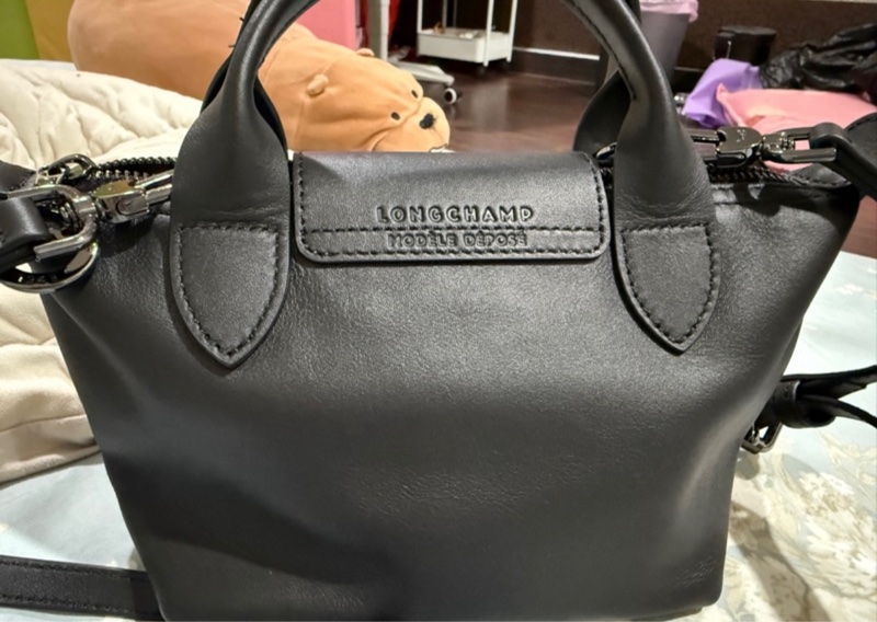 LE PLIAGE XTRA 手提包 XS 黑色 皮革-6