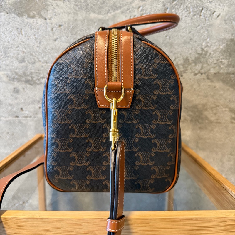 Celine Boston bag 手提斜背兩用 經典老花大波士頓包-4