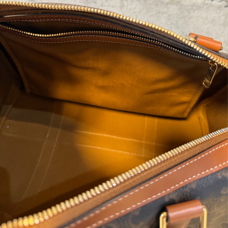 Celine Boston bag 手提斜背兩用 經典老花大波士頓包-12