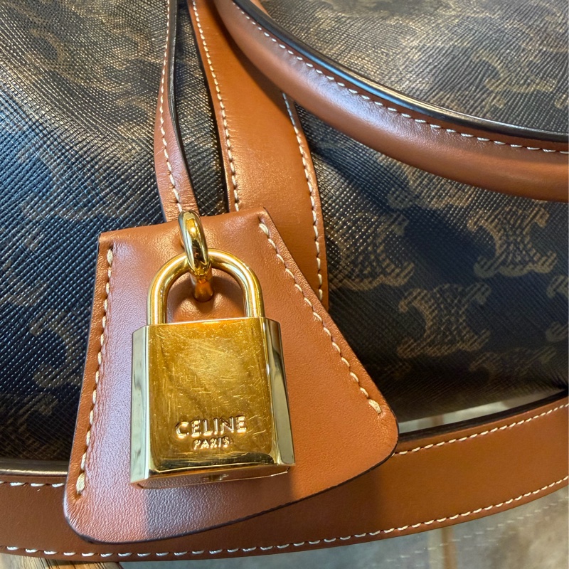 Celine Boston bag 手提斜背兩用 經典老花大波士頓包-23