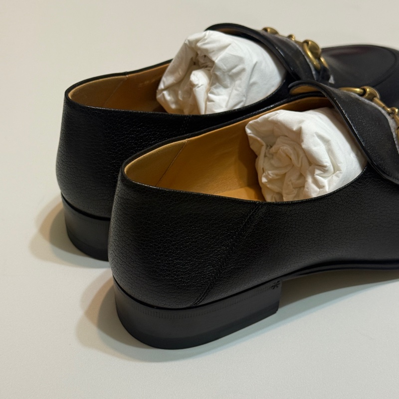 914intheair『全新閒置』Gucci 馬銜釦 樂福鞋 （建議23.5cm穿）工鞋 低跟鞋-6