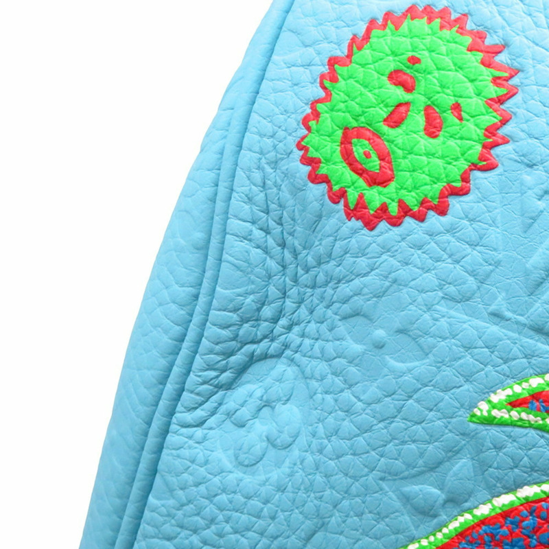 Louis Vuitton Boston Bag Monogram Taurillon LV×YK Bandouliere 50 M21713 in Yayoi Kusama Colloration-6