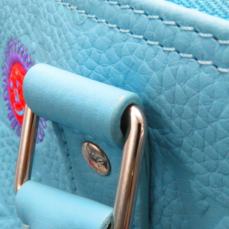 Louis Vuitton Boston Bag Monogram Taurillon LV×YK Bandouliere 50 M21713 in Yayoi Kusama Colloration-7