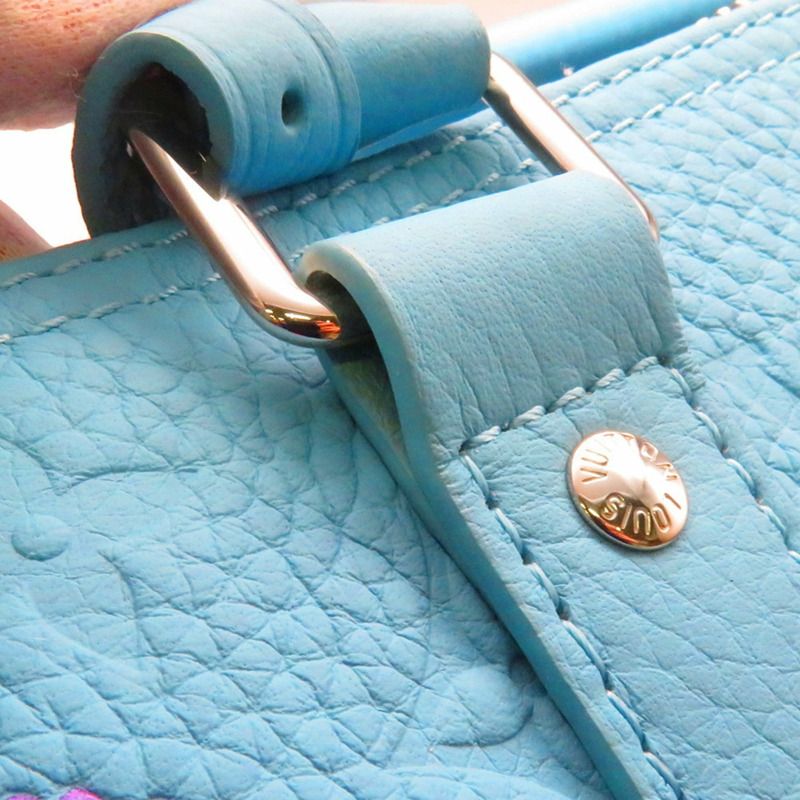 Louis Vuitton Boston Bag Monogram Taurillon LV×YK Bandouliere 50 M21713 in Yayoi Kusama Colloration-8