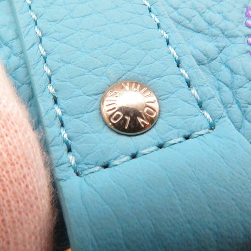 Louis Vuitton Boston Bag Monogram Taurillon LV×YK Bandouliere 50 M21713 in Yayoi Kusama Colloration-13