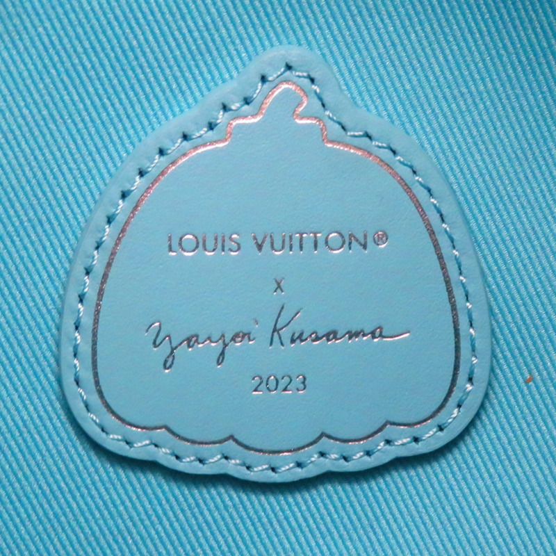 Louis Vuitton Boston Bag Monogram Taurillon LV×YK Bandouliere 50 M21713 in Yayoi Kusama Colloration-15