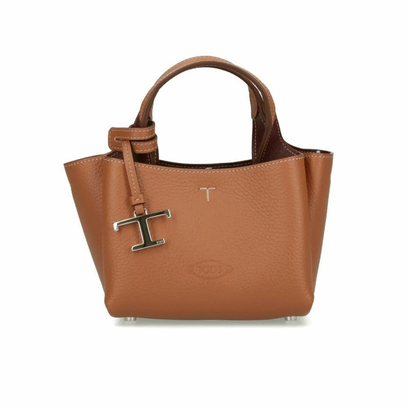 TODS 25FW Timeless 迷你托特斜背包 棕色 XBWAPAFL000 QRI 9P13-0
