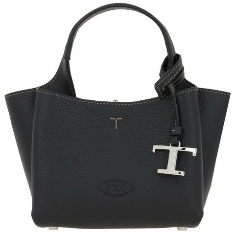 TODS 永恆經典迷你托特斜背包黑色