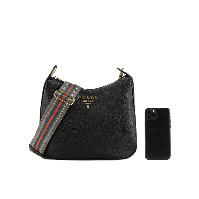 PRADA 女士單肩包 24SS (1BC166 2E8K NERO)-17