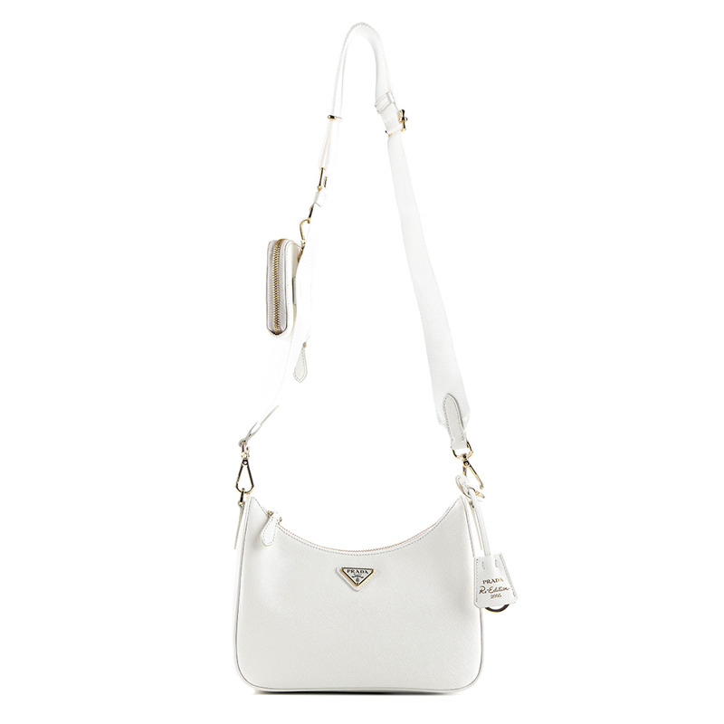 PRADA 復刻版 Saffiano 單肩包-7