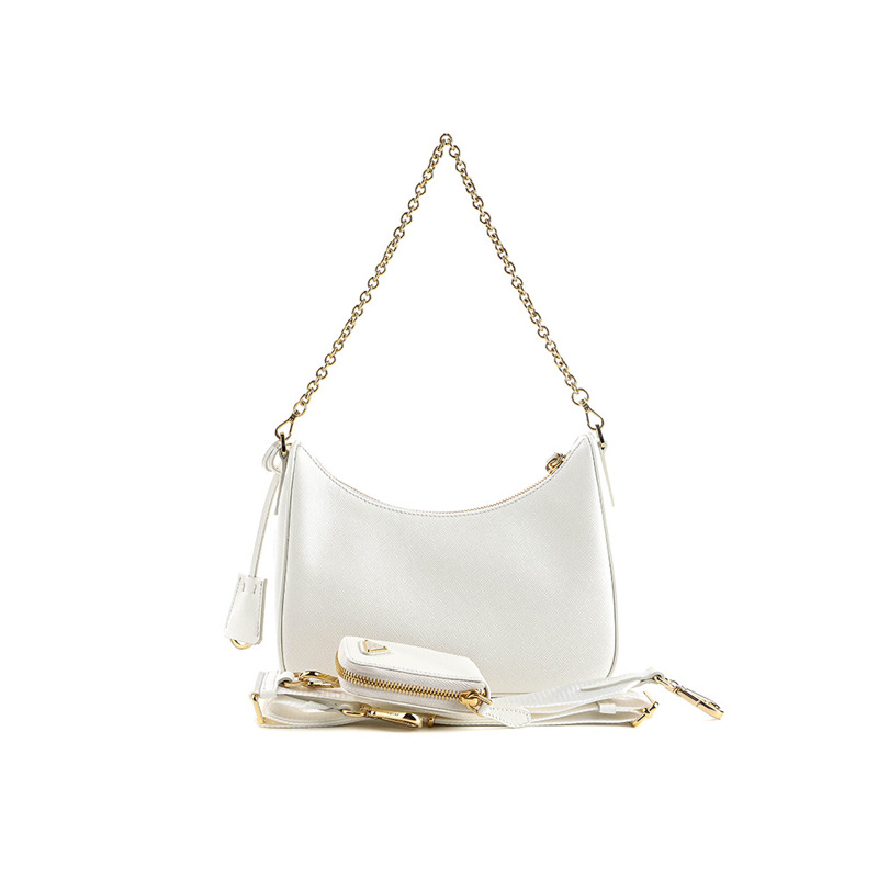 PRADA 復刻版 Saffiano 單肩包-9