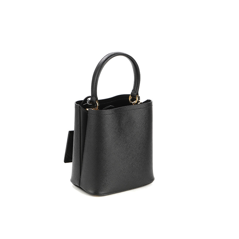 PRADA 女士 Panier Saffiano 單肩包 24SS (1BA217 2ERX NERO)-6