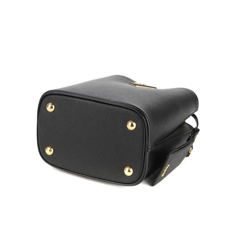 PRADA 女士 Panier Saffiano 單肩包 24SS (1BA217 2ERX NERO)-8