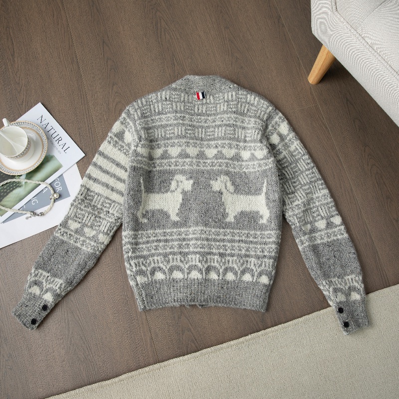 🈹*減價 超值* THOM BROWNE 開衫毛衣-8