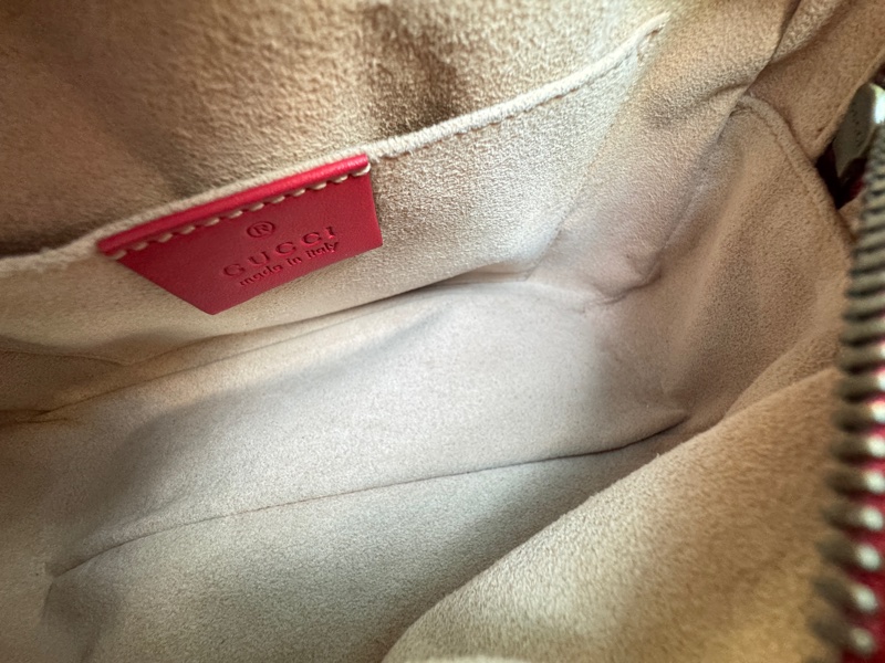 GUCCI 牛皮馬夢447632 MARMONT相機包 斜背包24cm包況極好🥳-13