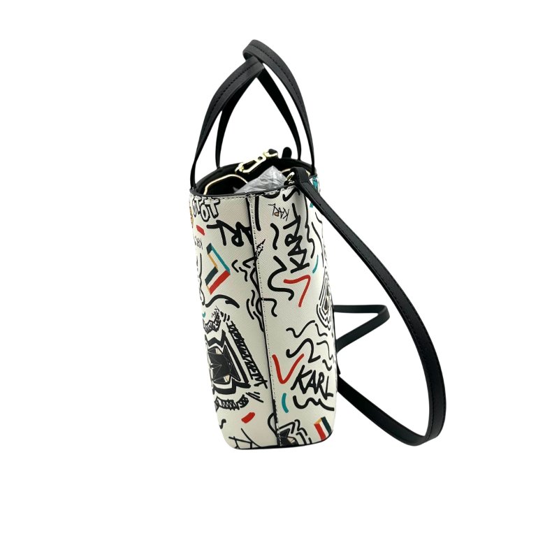 【美收精品】KARL LAGERFELD 白色手提肩背包 C-74-3