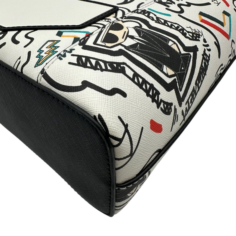 【美收精品】KARL LAGERFELD 白色手提肩背包 C-74-7