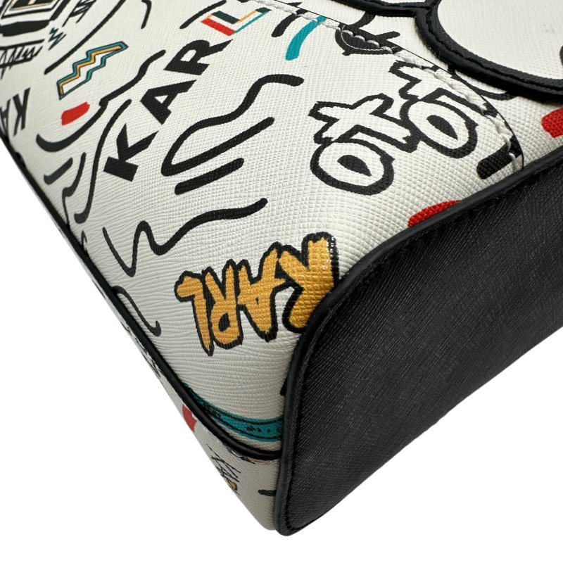 【美收精品】KARL LAGERFELD 白色手提肩背包 C-74-8