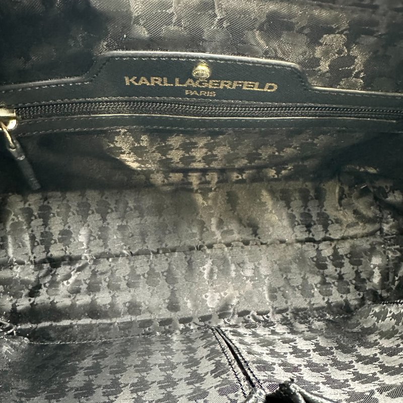 【美收精品】KARL LAGERFELD 白色手提肩背包 C-74-9