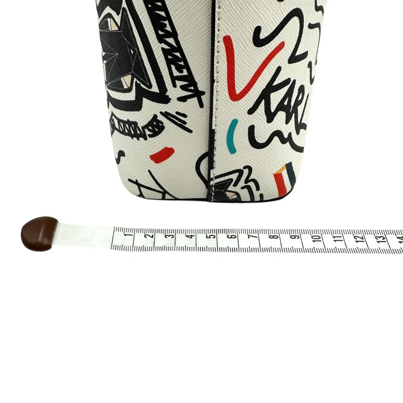 【美收精品】KARL LAGERFELD 白色手提肩背包 C-74-16