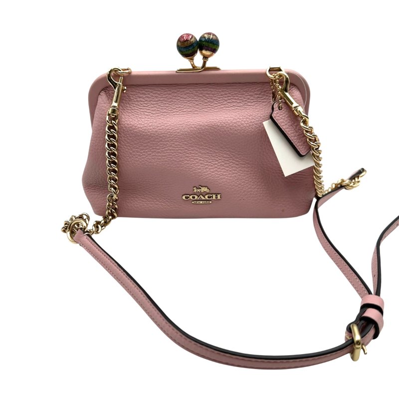 【美收精品】coach 粉色手提包 C-77-0