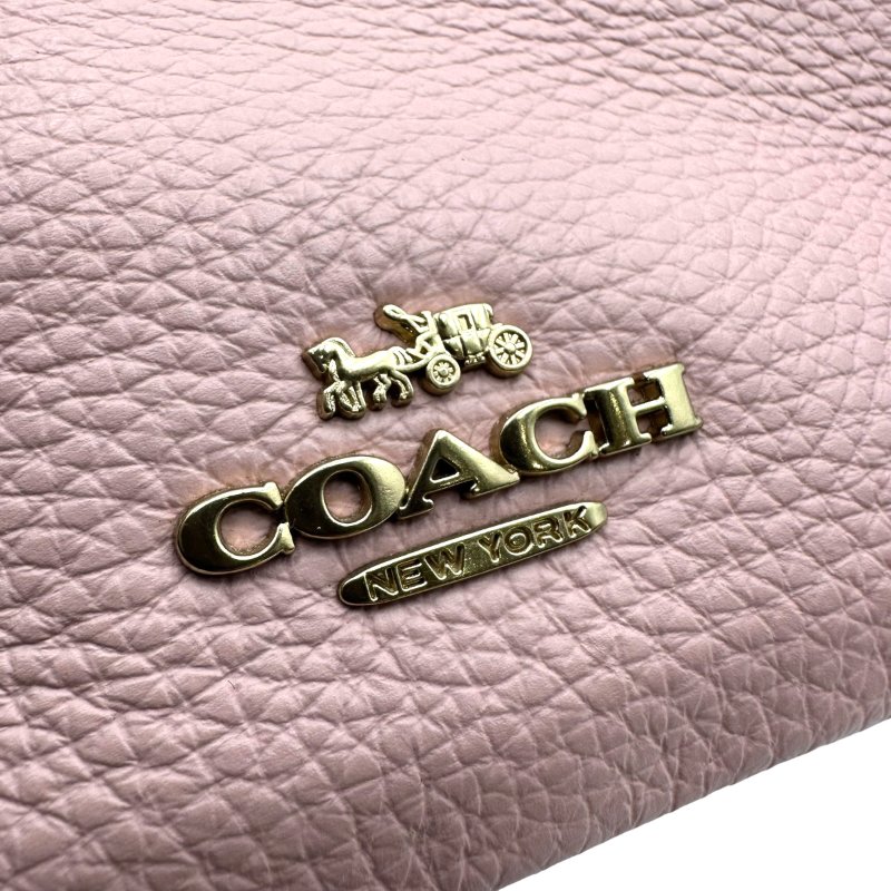 【美收精品】coach 粉色手提包 C-77-7