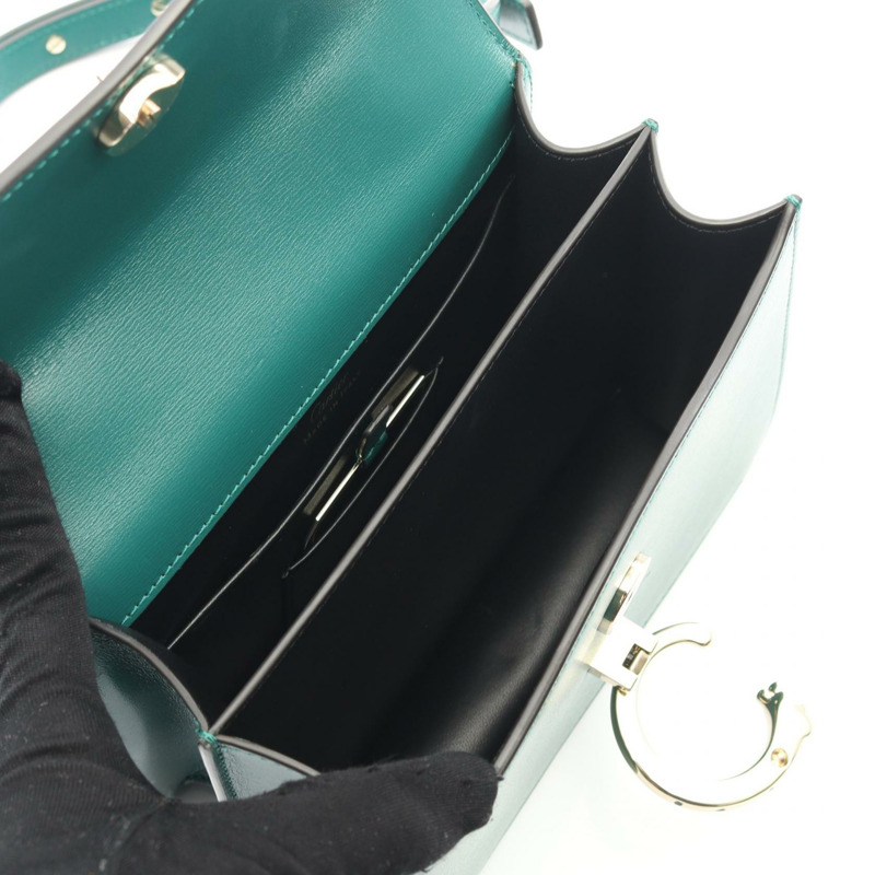 卡地亞 PANTHERE de Cartier 單背包 L1002327 皮革 綠色 二手 女士-2