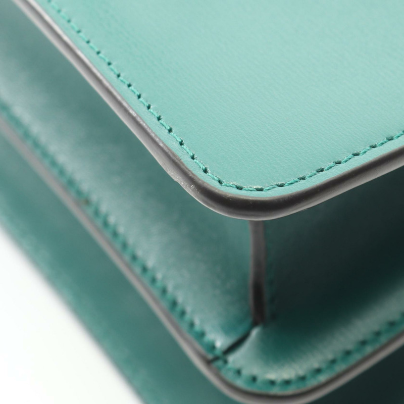 卡地亞 PANTHERE de Cartier 單背包 L1002327 皮革 綠色 二手 女士-5