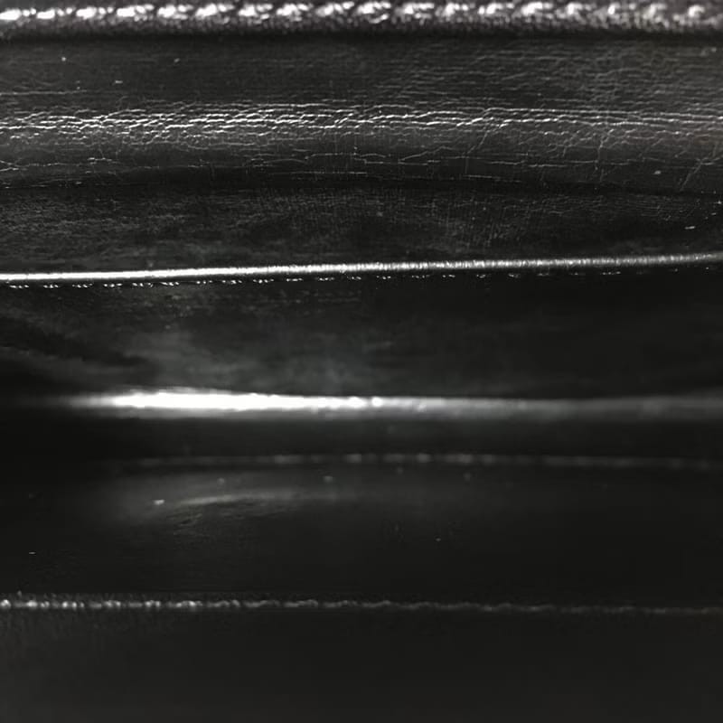 【LA LUNE】中古二手包 Dior 黑金色翻蓋包 單肩包 側背包 斜背包 古董包手袋-1