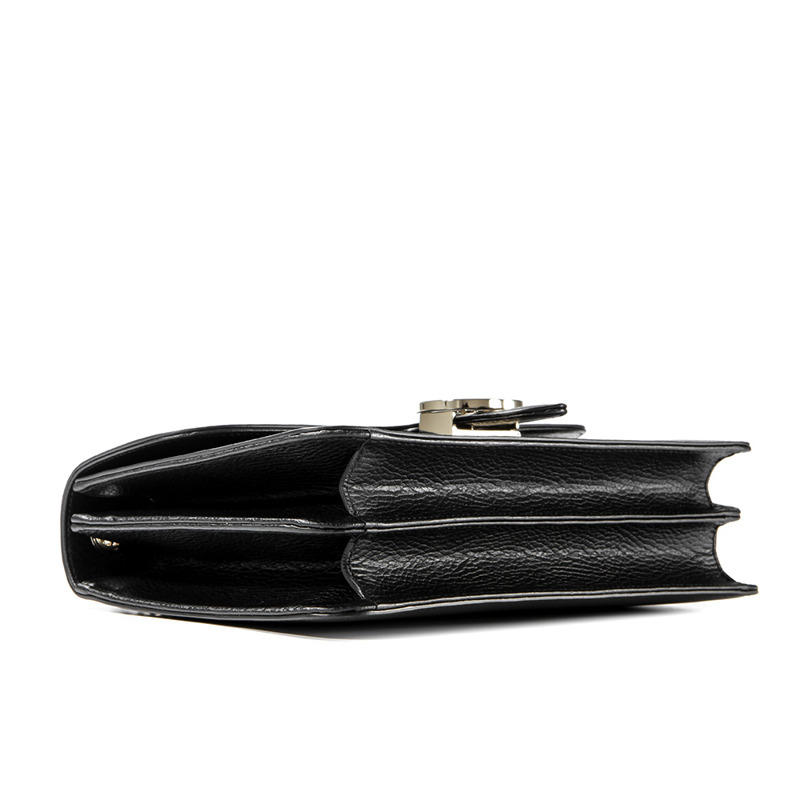 GUCCI 24秋冬 GG互扣鏈條單肩包-9