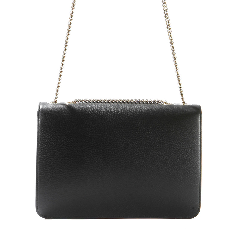 GUCCI 24秋冬 GG互扣鏈條單肩包-5