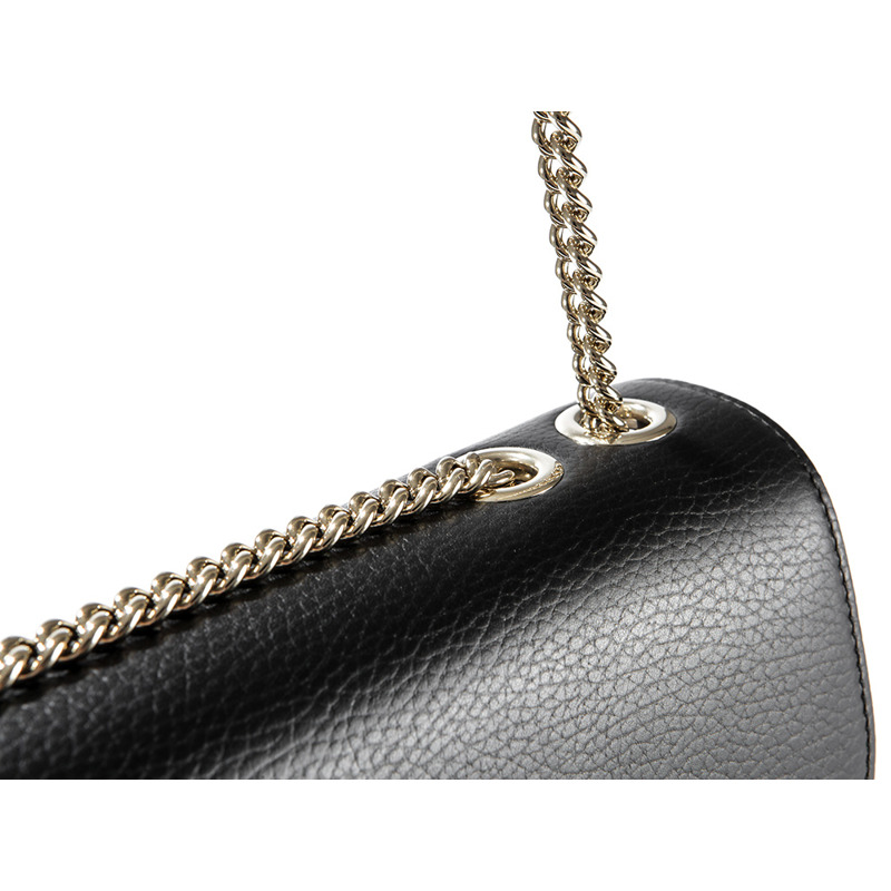 GUCCI 24秋冬 GG互扣鏈條單肩包-12