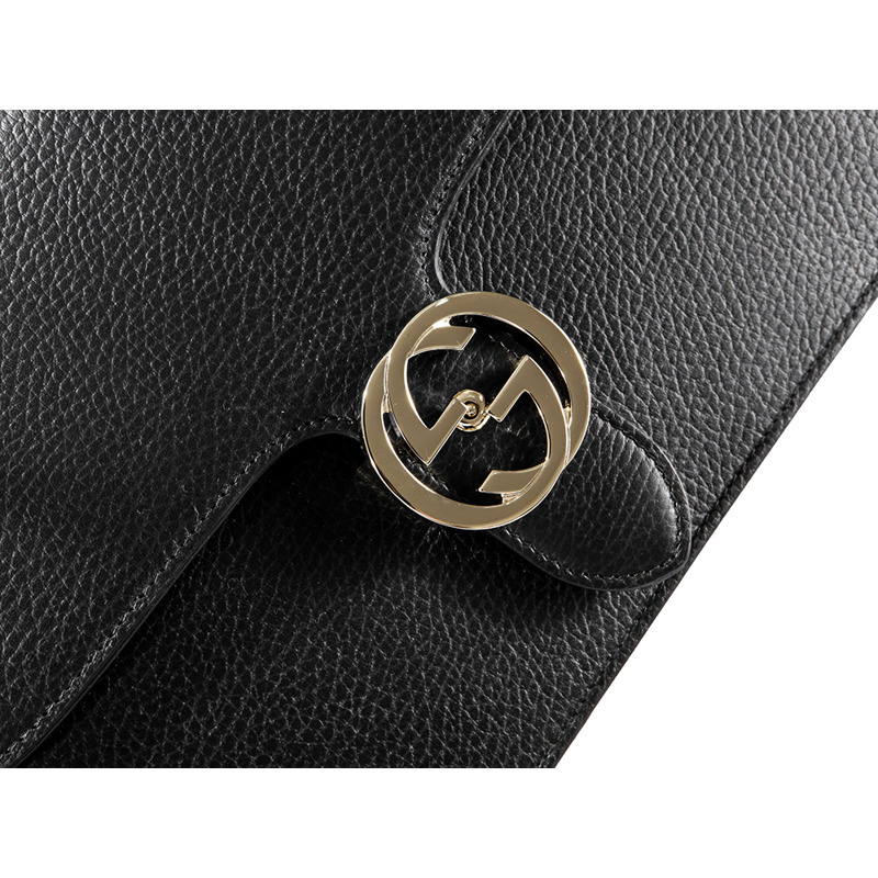 GUCCI 24秋冬 GG互扣鏈條單肩包-13