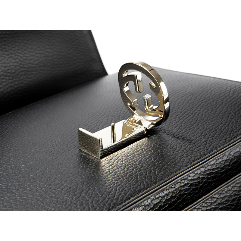 GUCCI 24秋冬 GG互扣鏈條單肩包-15