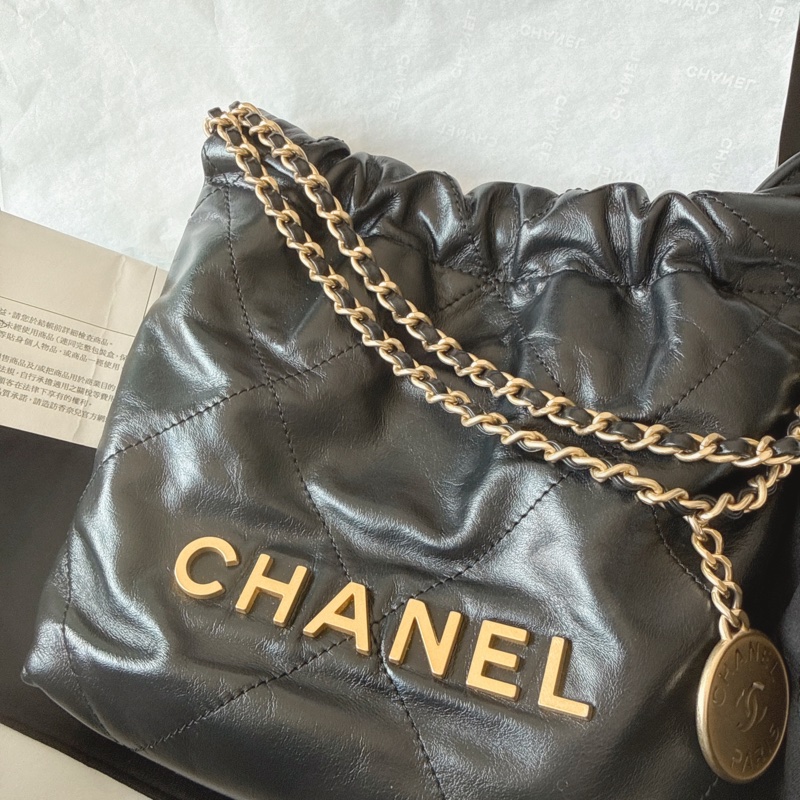 台灣購證🍀Chanel✨mini 22bag 迷你Hobo包-6