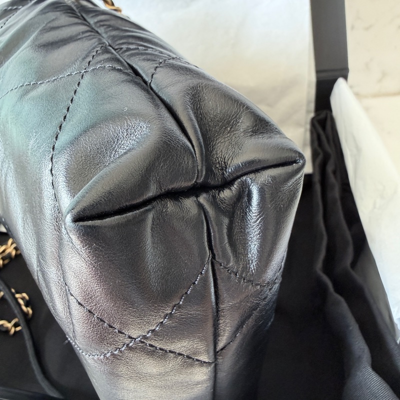 台灣購證🍀Chanel✨mini 22bag 迷你Hobo包-13