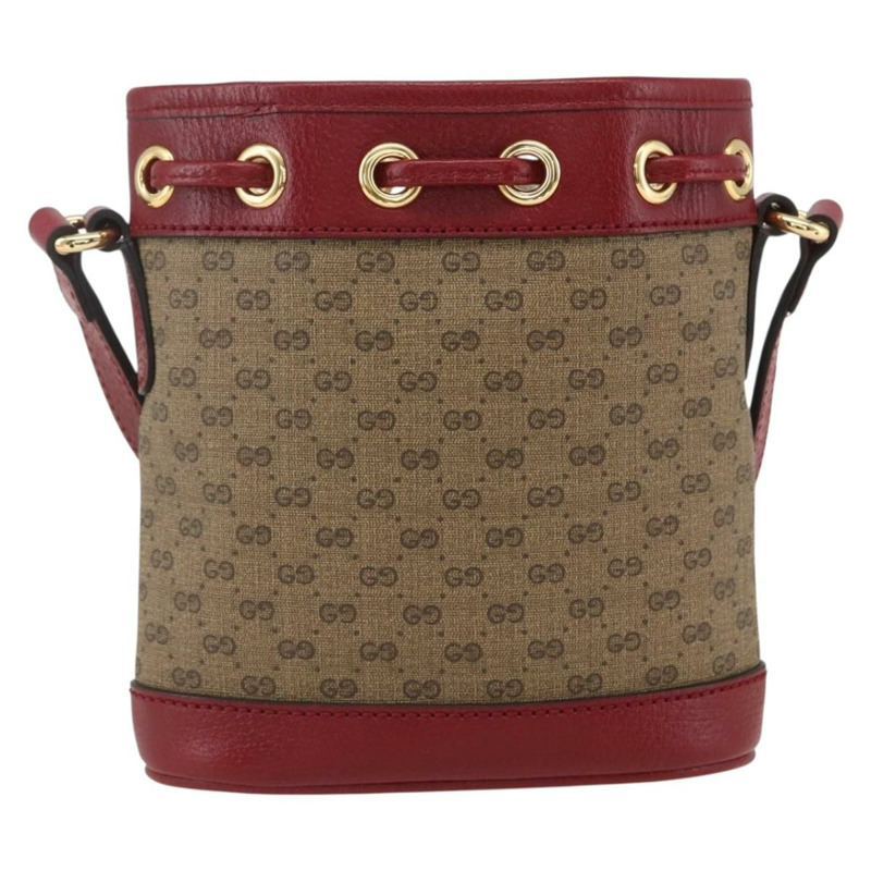 【日本直送】GUCCI Micro GG Supreme哆啦A夢肩包 PVC 米色 647801 正品 159307SAM-1