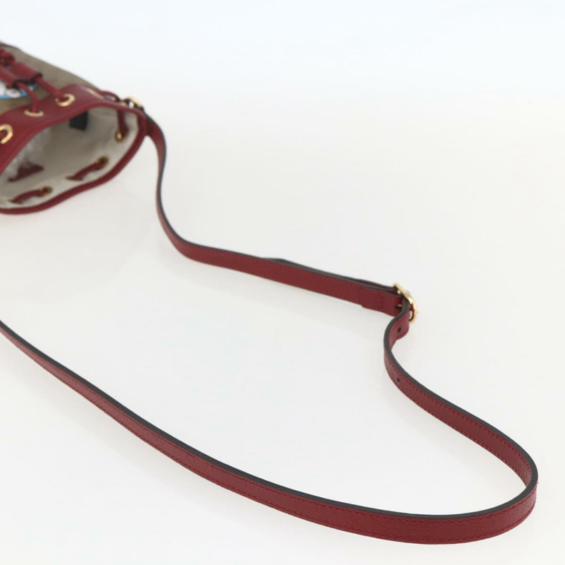 【日本直送】GUCCI Micro GG Supreme哆啦A夢肩包 PVC 米色 647801 正品 159307SAM-6