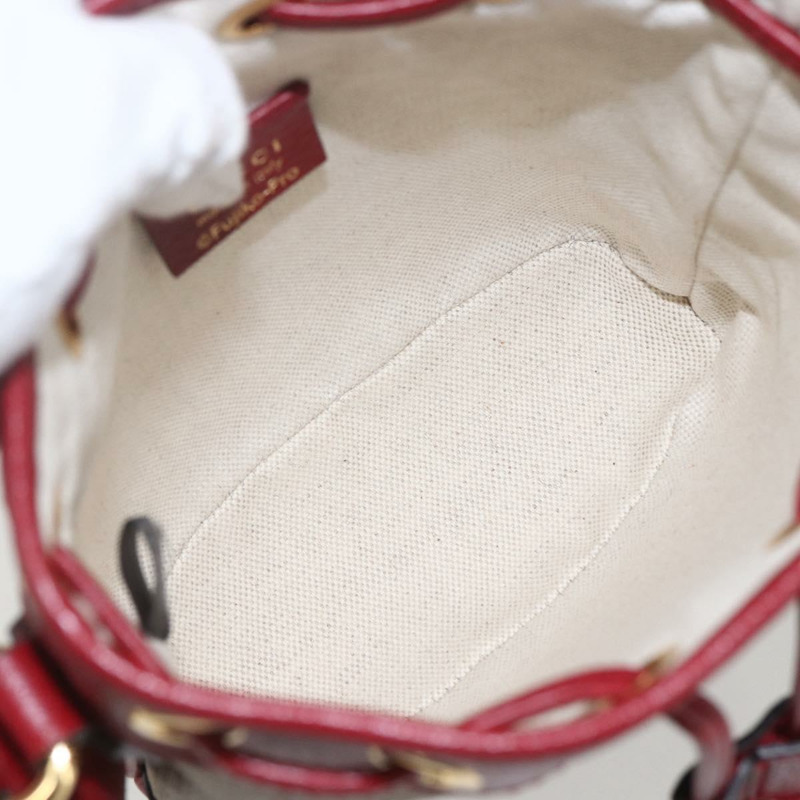 【日本直送】GUCCI Micro GG Supreme哆啦A夢肩包 PVC 米色 647801 正品 159307SAM-9