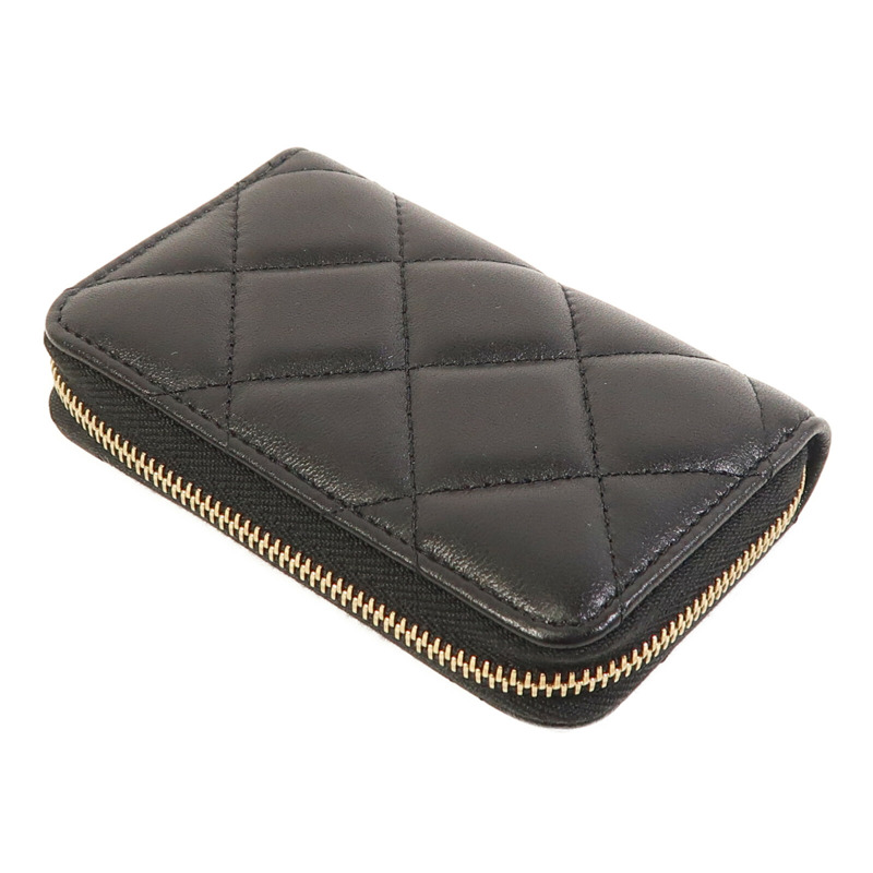 CHANEL 羊皮皮革Card Case金扣卡片套-3