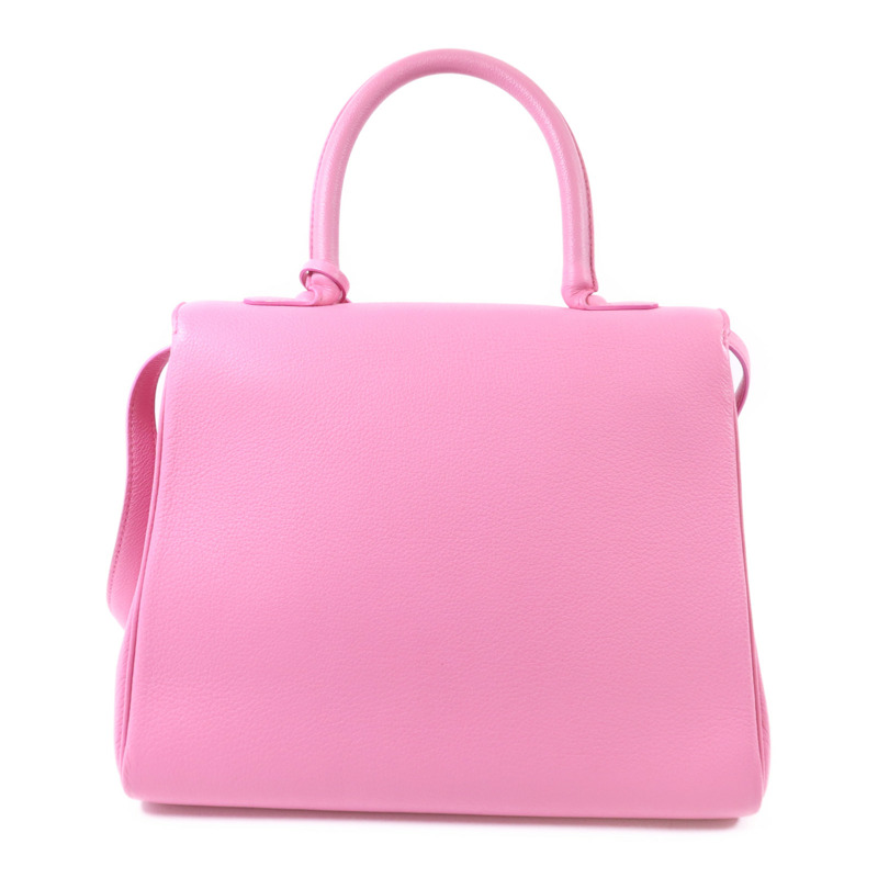 Delvaux 牛皮皮革Brillant MM金扣手挽肩背兩用袋-1