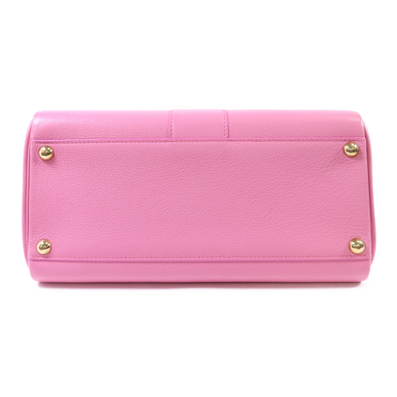 Delvaux 牛皮皮革Brillant MM金扣手挽肩背兩用袋-3