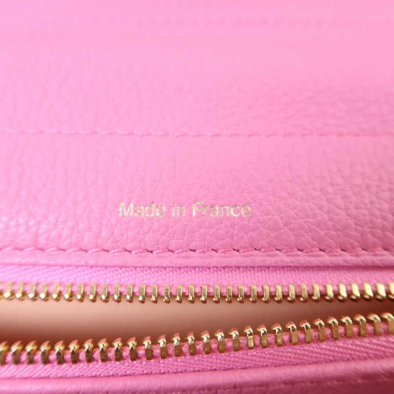 Delvaux 牛皮皮革Brillant MM金扣手挽肩背兩用袋-7