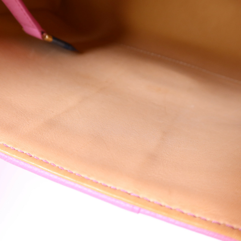 Delvaux 牛皮皮革Brillant MM金扣手挽肩背兩用袋-16