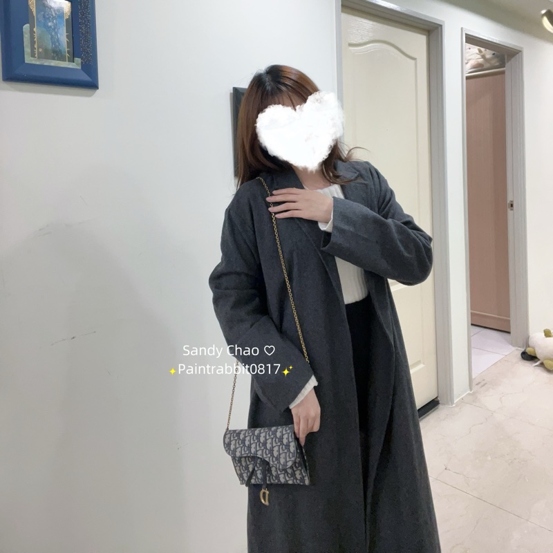 ෆ Dior Saddle Woc馬鞍老花鏈條包-6