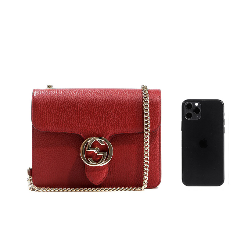 GUCCI 互扣式 GG 單肩包-16